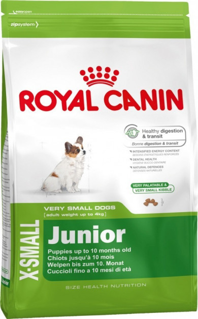 

Сухой корм Royal Canin X-Small Junior для собак невеликих порід масою до 4 кг до 10 месяців 1,5 кг