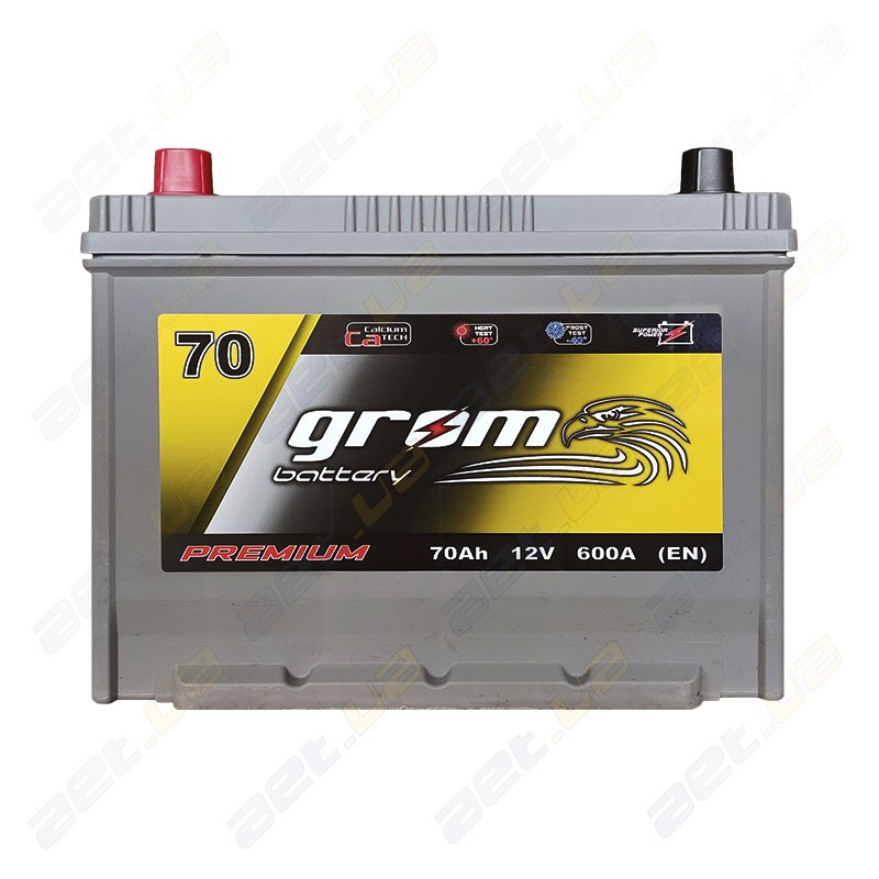 Аккумулятор Grom Battery 70Ah 600A JL+ (EN)
