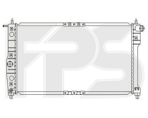 

Радиатор охлаждения Daewoo Nubira
