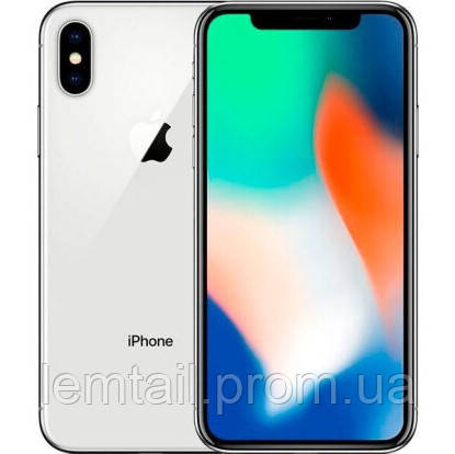 

Смартфон Apple iPhone X 256GB Silver, 12 мес.