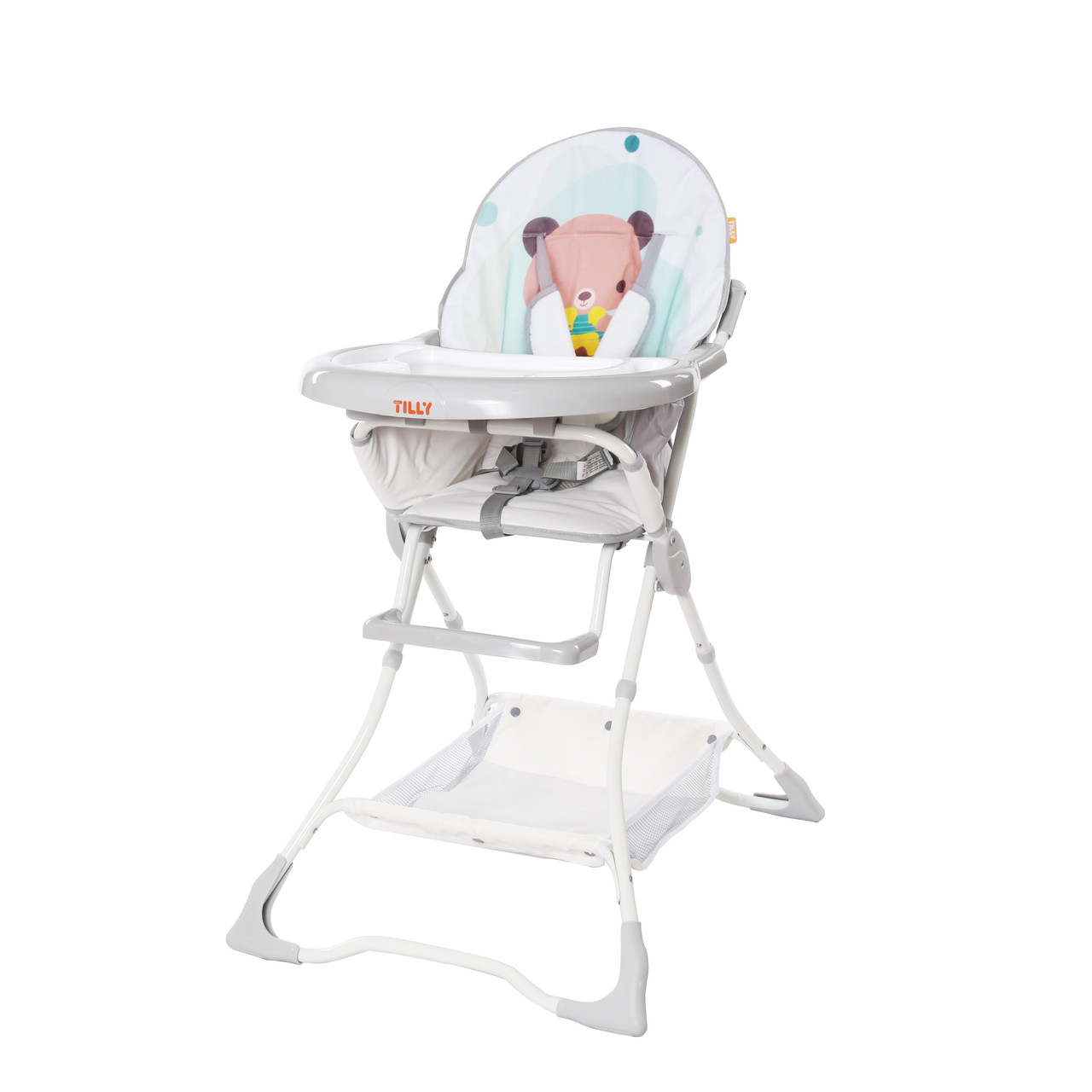 

Стульчик для кормления Tilly Buddy T-633/2 Azure Bear, Серый