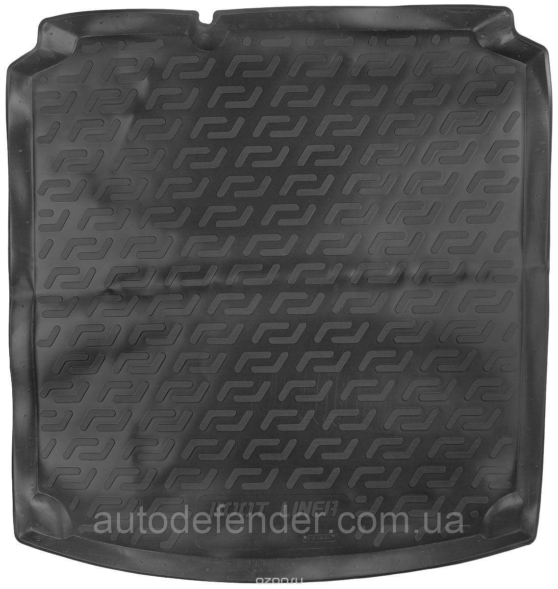 

Коврик в багажник для Volkswagen Jetta VI 2010-, коврик прямоугольный, резино-пластиковый (Lada Locker), Черный
