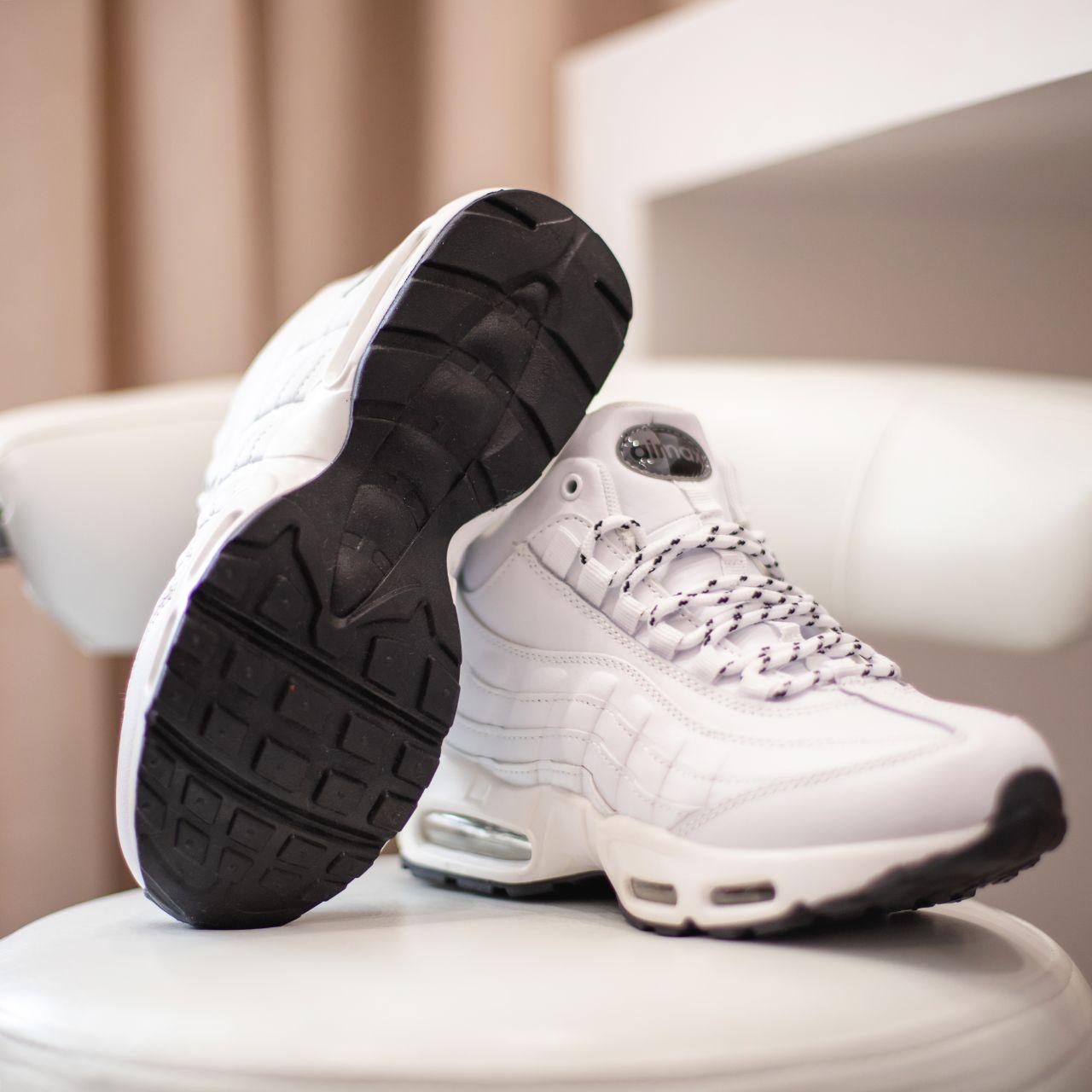 

Женские кроссовки Off White x Nike Air Max 95 White / Найк Аир Макс 95 Белые 37, Белый