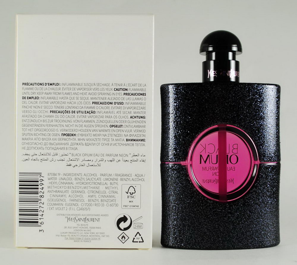

Парфюмированная вода для женщин Yves Saint Laurent Black Opium Neon 75 мл. тестер