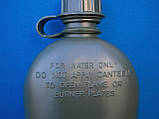 Фляга армійська "US Army bottle" 1 л пластикова в чохлі, олива. Німеччина Макс Фукс., фото 10
