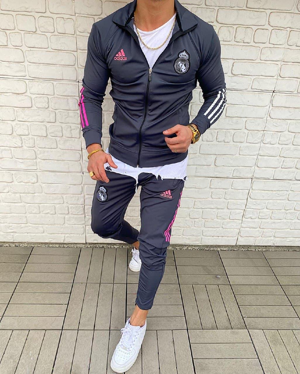 

Мужской спортивный костюм ADIDAS FC REAL MADRID Grey / Адидас ФК Реал Мадрид XXL, Серый