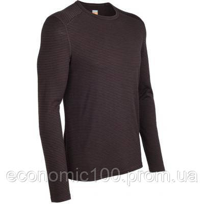 

Термофутболка Icebreaker BF 200 Oasis LS Crewe MEN stripe walnut overdye M (100 809 J17 M), Коричневый