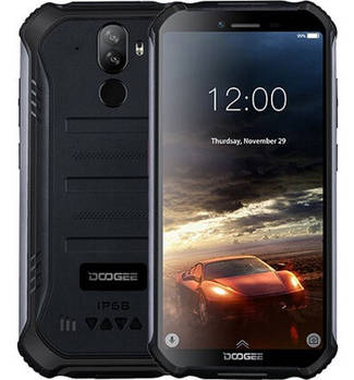 Смартфон Doogee S40 Pro 4/64GB IP68 Black, 2sim, екран 5.45" IPS, 13+2/5Мп, GPS, 4G (LTE), 4 ядра, 4650мАч