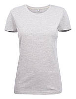 Жіноча футболка з U-подібним вирізом American U Lady від ТМ James Harvest (попелястий(JH), L)
