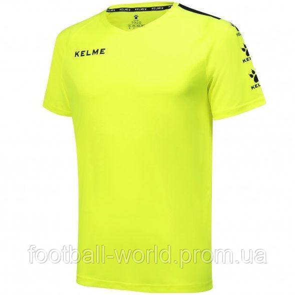 

Футболка Kelme LINCE салатово-черная 78171.0329