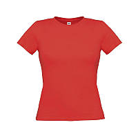 Жіноча футболка з коротким рукавом B&C Women-Only (червоний, L)