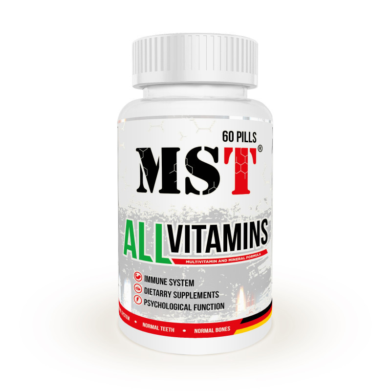 

Витамины MST AllVitamins 60 tab Strawberry