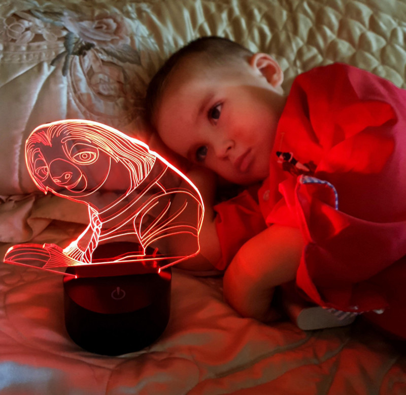 

Детский ночник "Ленивец" 3DTOYSLAMP