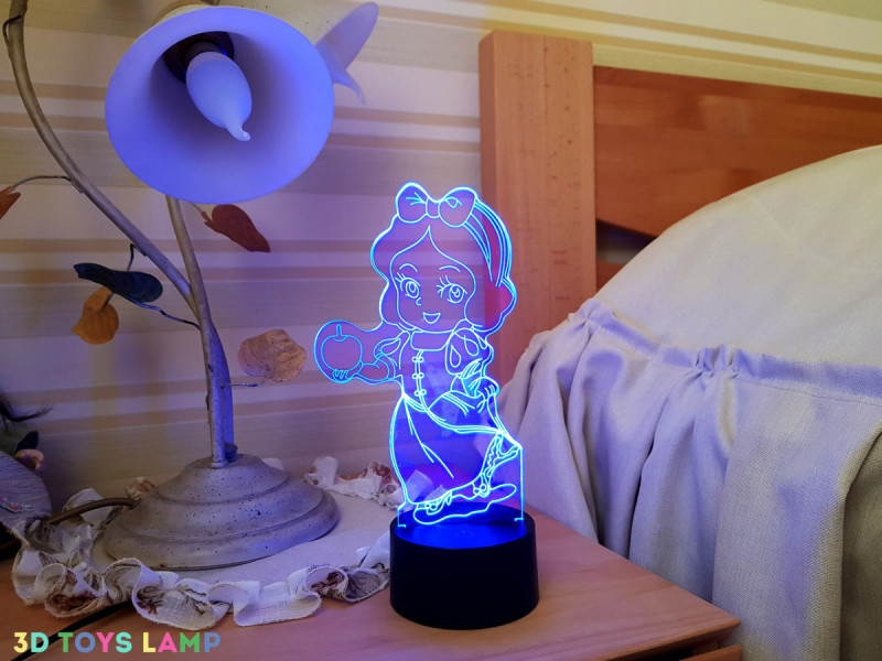 

Детский Ночник "Белоснежка 2" 3DTOYSLAMP