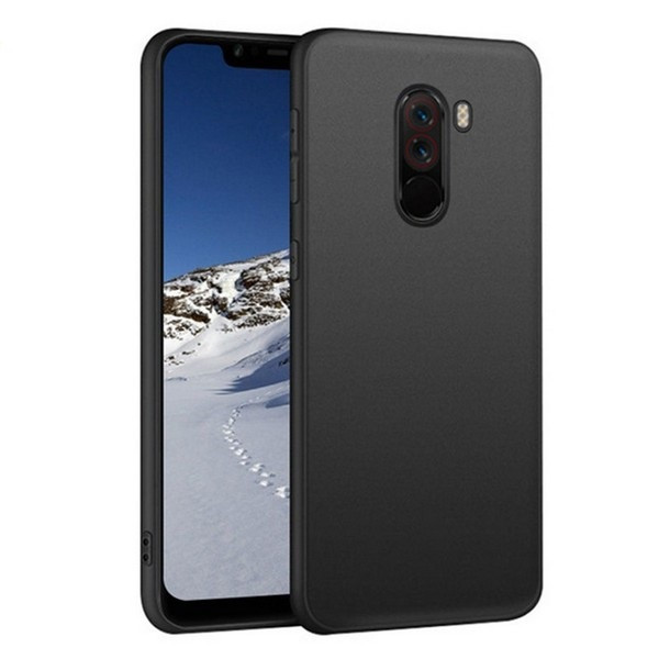 

Чехол для Xiaomi Pocophone F1 силиконовый бампер черный