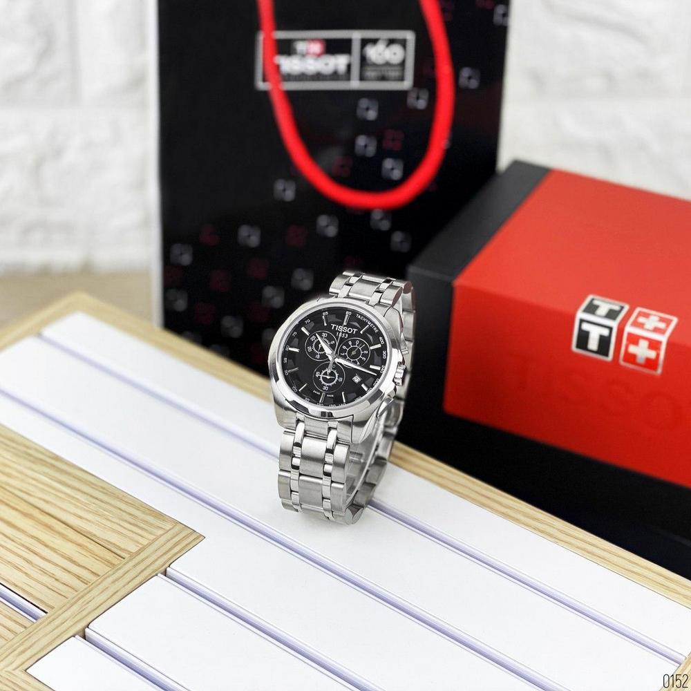 

Мужские часы Tissot T-Classic Couturier Chronograph Steel Alt Silver-Black