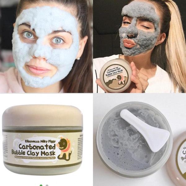 

Глиняно-пузырьковая маска для лица Elizavecca Milky Piggy Carbonated Bubble Clay Mask, 100 г AVE