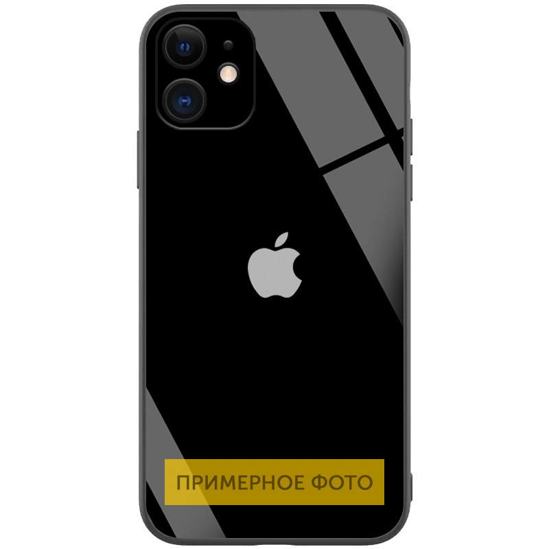 

TPU+Glass чехол GLOSSY Logo (opp) для Apple iPhone 7 plus / 8 plus (5.5") Черный