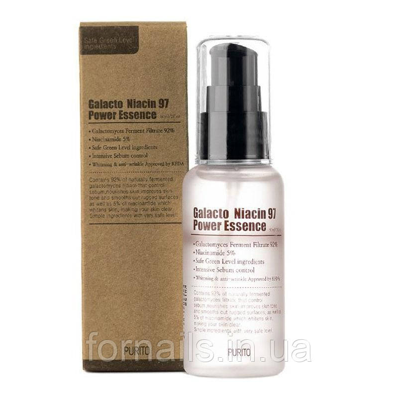 

Обновляющяя эссенции с ниацинамидом PURITO Galacto Niacin 97 Power Essence 60 мл