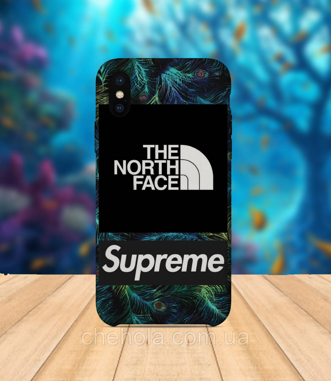 

Чехол для apple iphone x XS max В стиле Supreme TNF чехол с принтом