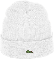 

Шапка унісекс Lacoste Beanie (ориг.бирка) Белый