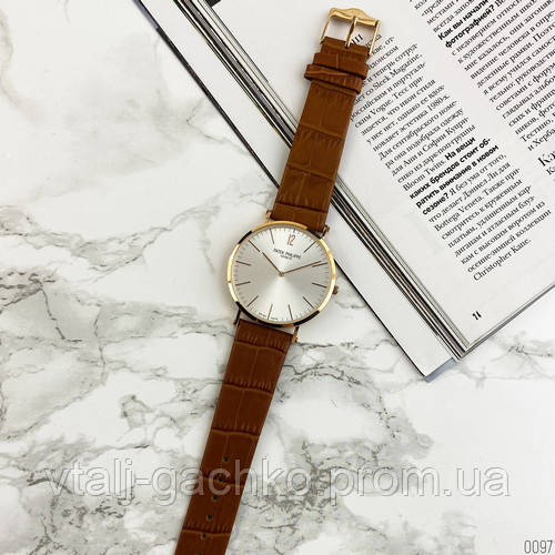 

Patek Philippe Calatrava Brown-Gold-White