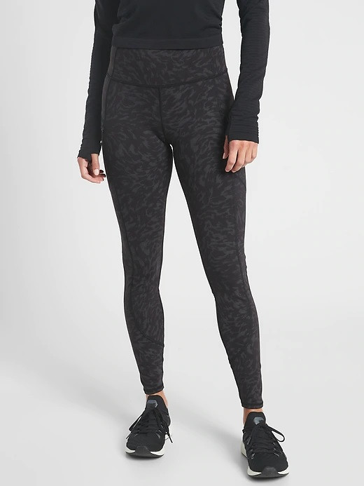 

Светоотражающие леггинсы ATHLETA.GAP лосины для спорта (S), Черный