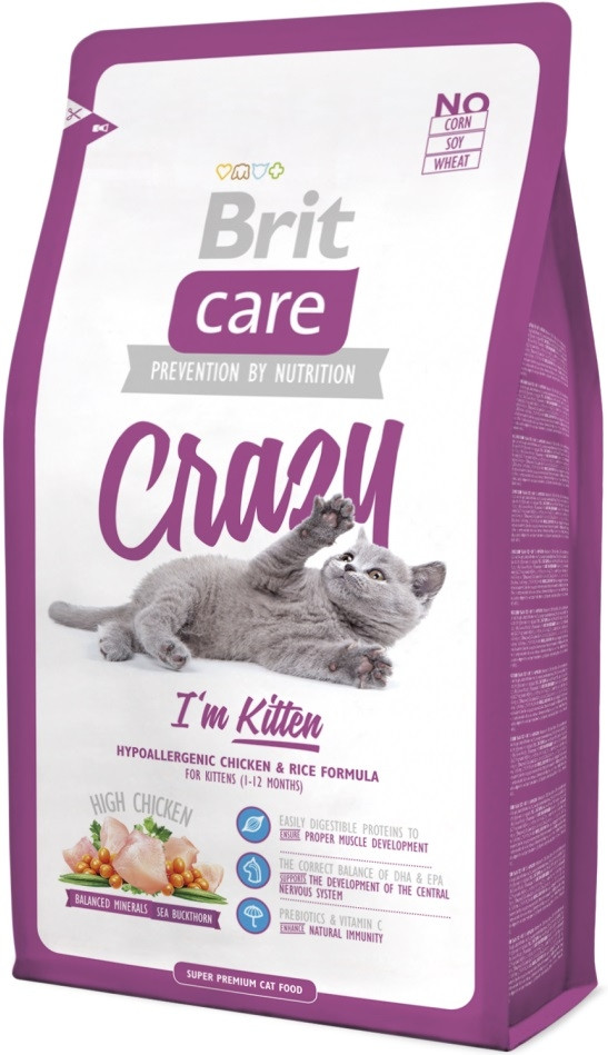 

Brit Care Crazy I am Kitten Сухой корм для котят 2 кг