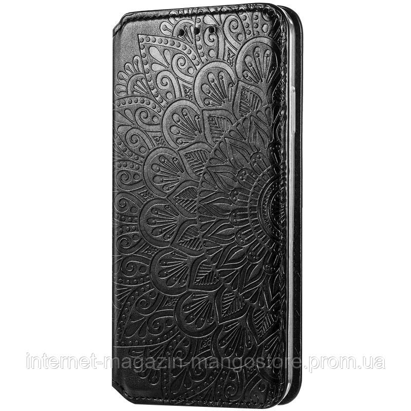 

Кожаный чехол книжка GETMAN Mandala (PU) для Xiaomi Redmi Note 9s / Note 9 Pro / Note 9 Pro Max, Черный