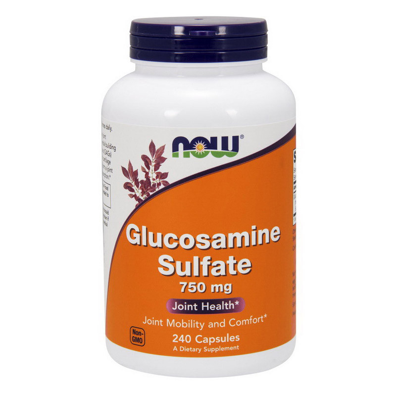 

Для суставов и связок NOW Glucosamine Sulfate 750 mg 240 капс