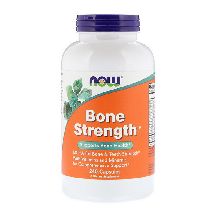 

Витамины для костей, зубов и суставов NOW Bone Strenght 240 капс минеральный комплекс