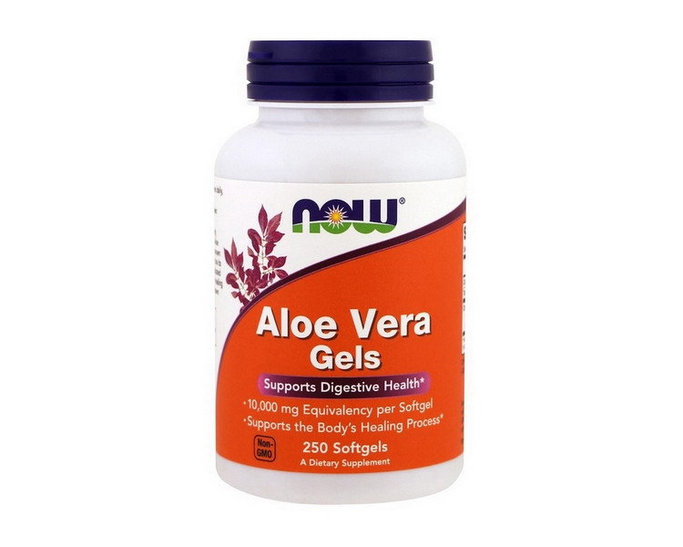 

Алоэ Вера в капсулах Now Foods Aloe Vera Gels 250 капс нау фудс