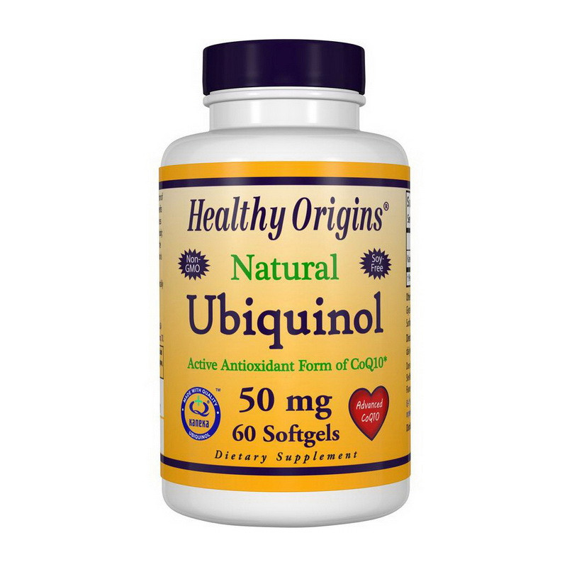 

Натуральный убихинол Healthy Origins Natural Ubiquinol 50 mg (60 softgels)