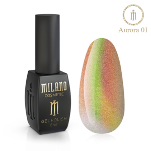 

Гель-лак Milano Aurora Cat Eye №1 8мл