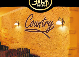 

Country покрытие с эффектом хаты-мазанки 15кг (Кантри)