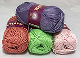 Пряжа бавовняна Vita Cotton Charm, Color No.4197 світлий персик, фото 6