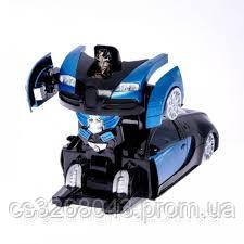 

Машинка Трансформер Bugatti Robot car size 18 синяя (48)