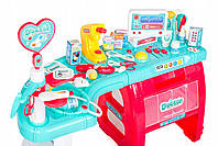Детский игровой стол-набор доктора Bambi Доктор с подсветкой и звуковыми эффектами,27 предметов, фото 7