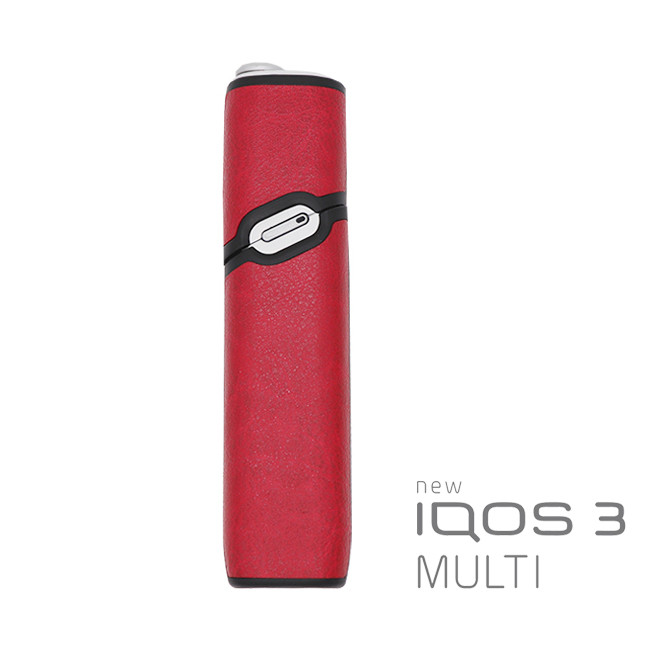 

Чехол для IQOS 3.0 MULTI / Имитация кожи Шевро Красный