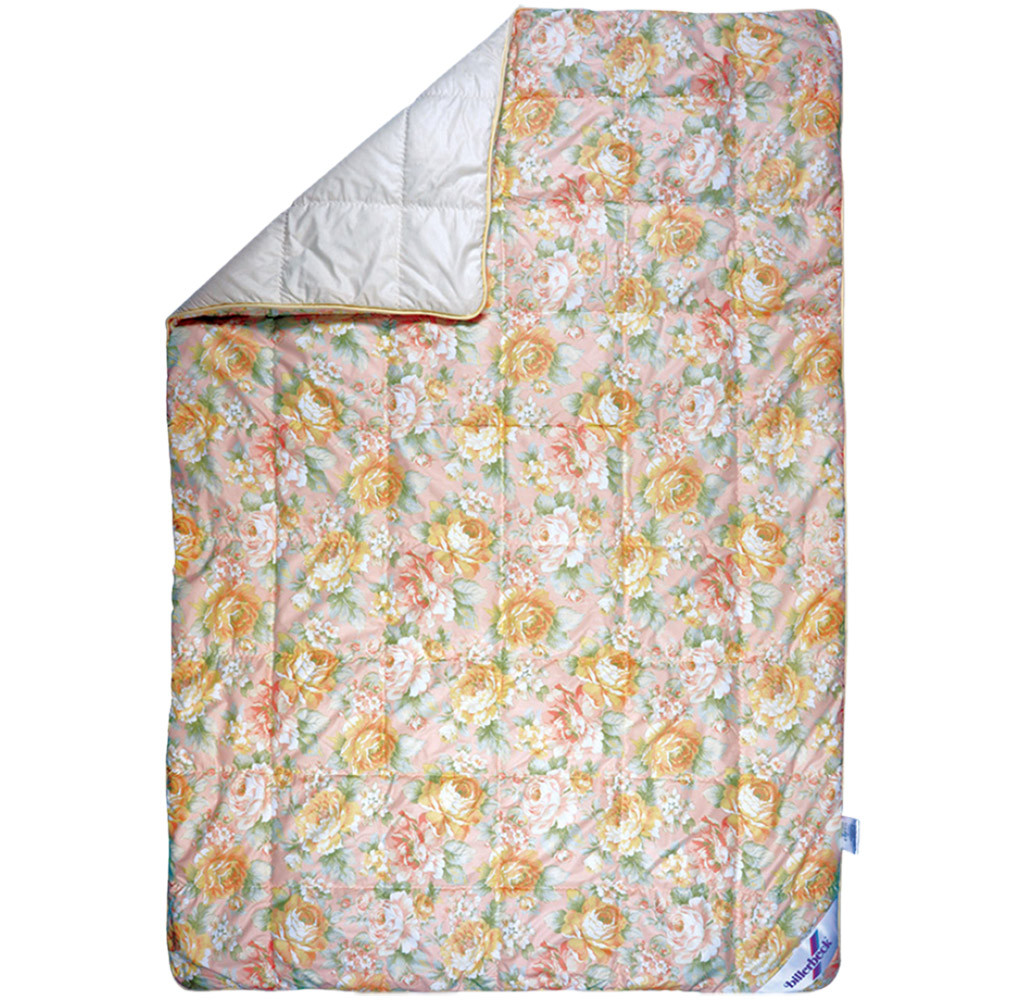 Одеяло шерстяное Billerbeck Флоренция персиковое облегченное, 200х220 см вес 1300 г