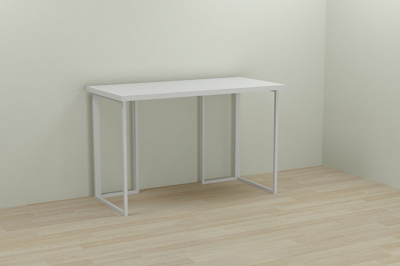 

Компьютерный стол Ferrum-decor Ханна 75x100x60 белый ДСП Белое 32мм КОД: KIER066