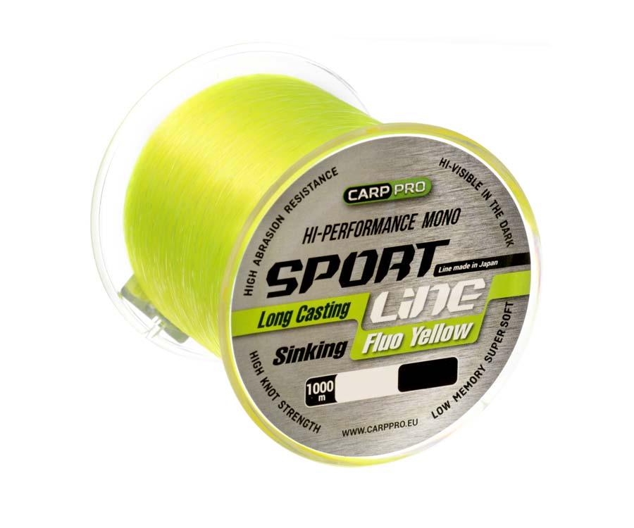 

Леска Carp Pro Sport Line Fluo Yellow 1000м 0.310мм