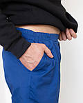 Медичні штани на гумці джоггеры колір фіолетовий, фото 5