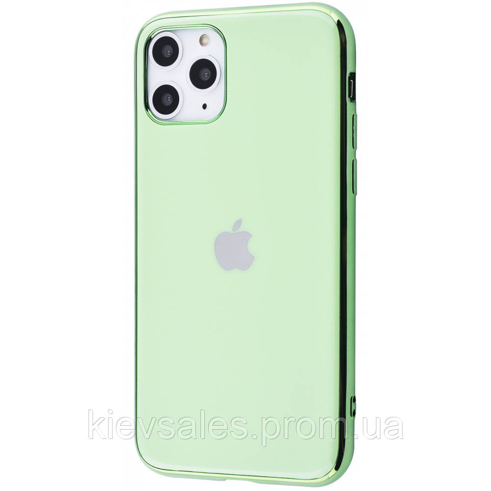 

Противоударный чехол накладка Epik Glossy Logo NEW для Apple iPhone 11 Pro Салатовый 32714-610, КОД: 1803758