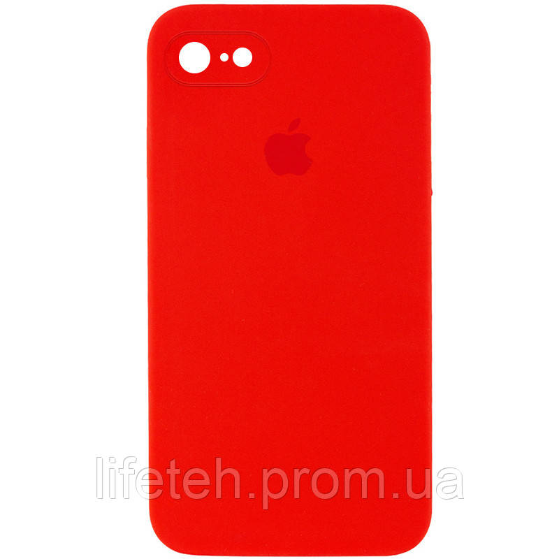 

Чехол Silicone Case Square Full Camera Protective (AA) для Apple iPhone 6/6s (4.7"), Красный / red