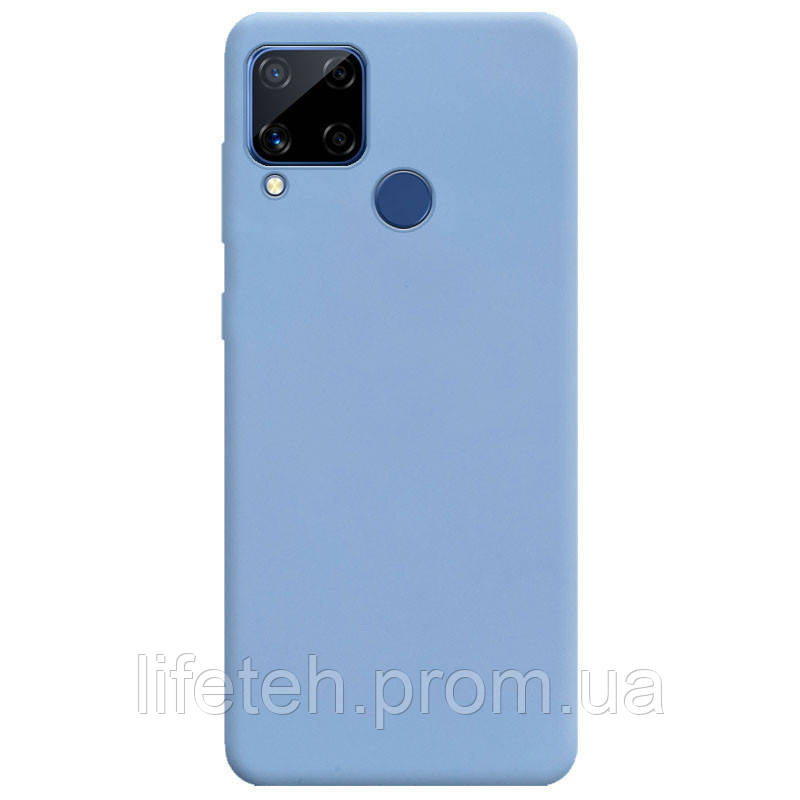 

Силиконовый чехол Candy для Realme C15 / C12, Голубой / lilac blue