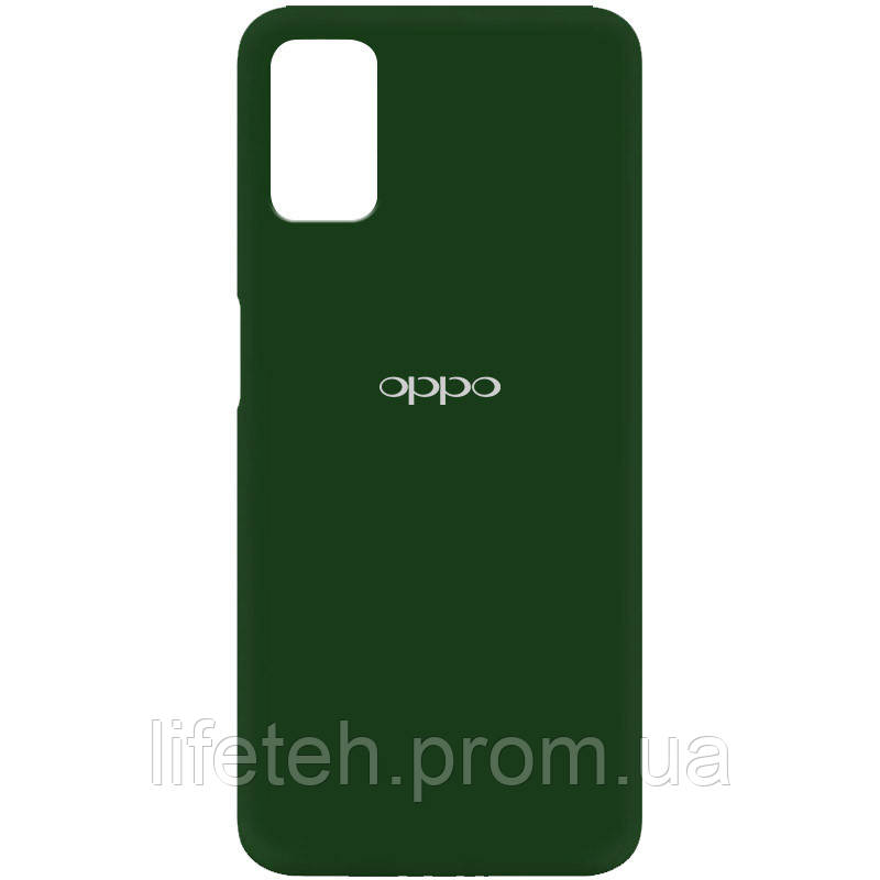 

Чехол Silicone Cover My Color Full Protective (A) для Oppo A52 / A72 / A92, Зеленый / dark green