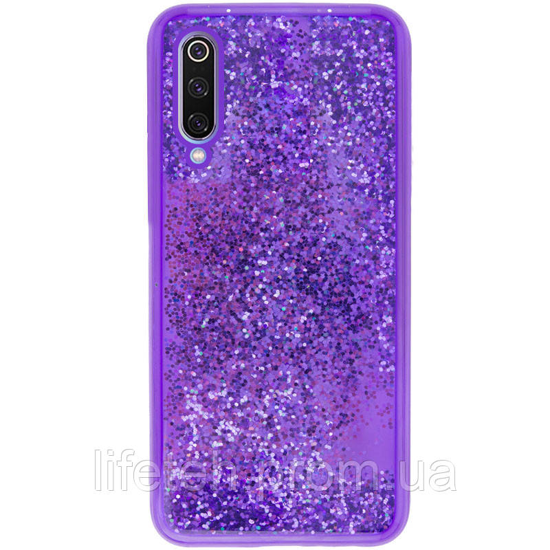 

TPU+PC чехол Sparkle (glitter) для Xiaomi Mi 9, Фиолетовый