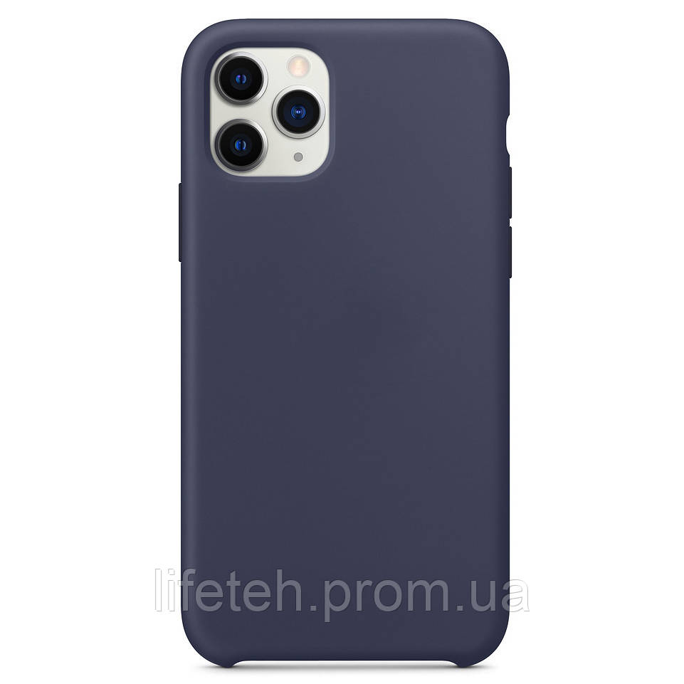 

Чехол Silicone Case without Logo (AA) для Apple iPhone 11 Pro (5.8"), Синий / midnight blue