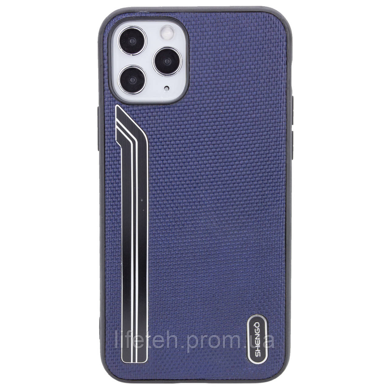 

TPU чехол SHENGO Textile series для Apple iPhone 11 Pro Max (6.5"), Синий